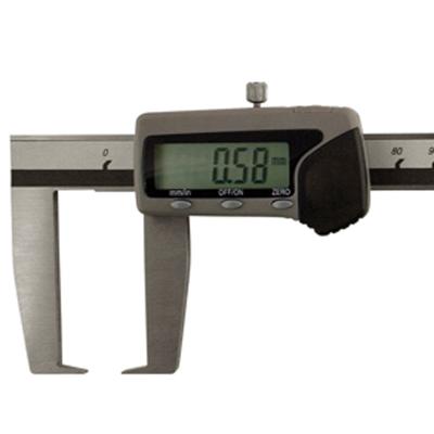 Digital skydelære 0-200x0,01 mm med indad vinklede målespidser